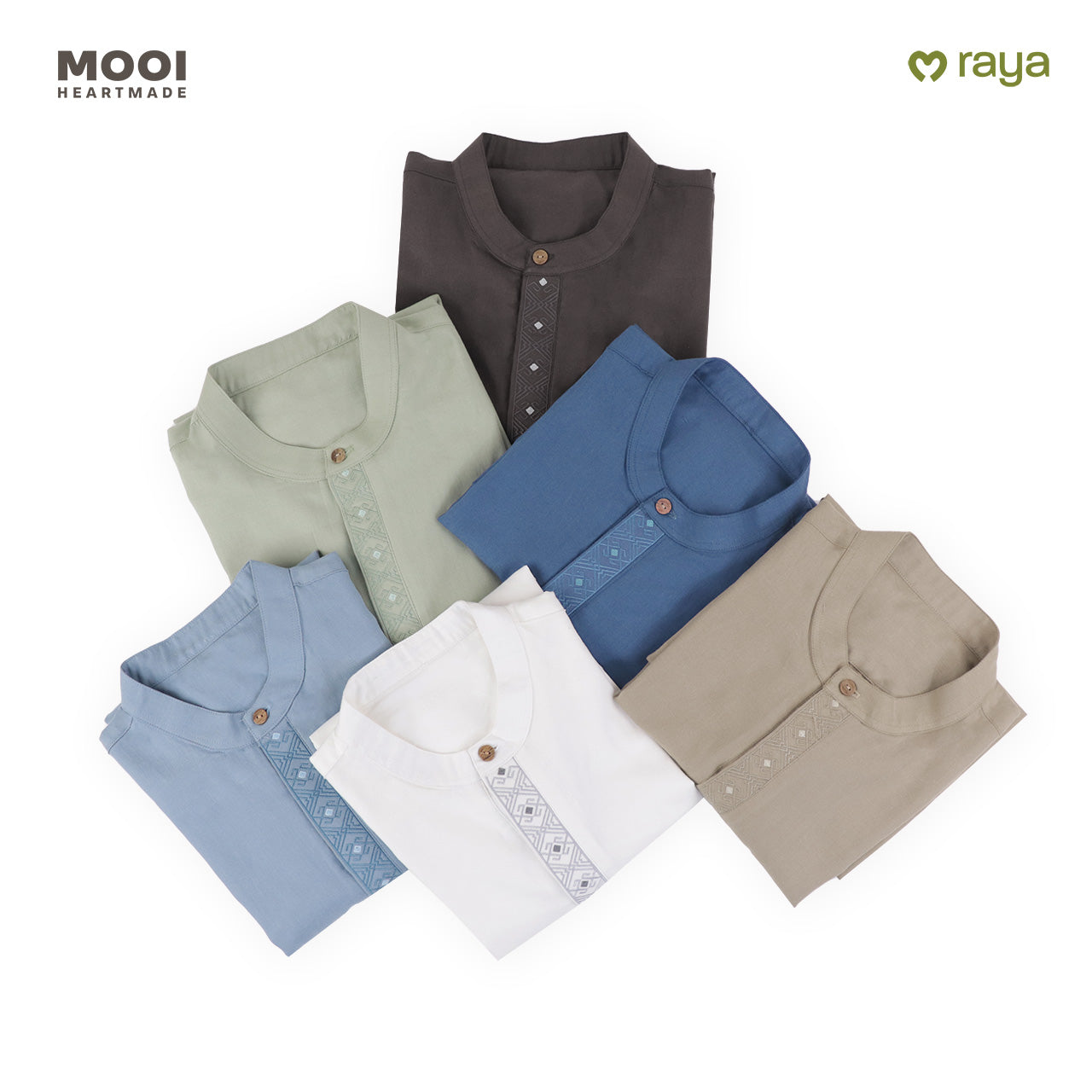 Mooi Atasan Pria Kemeja Pria Raya Collection Naqa Koko