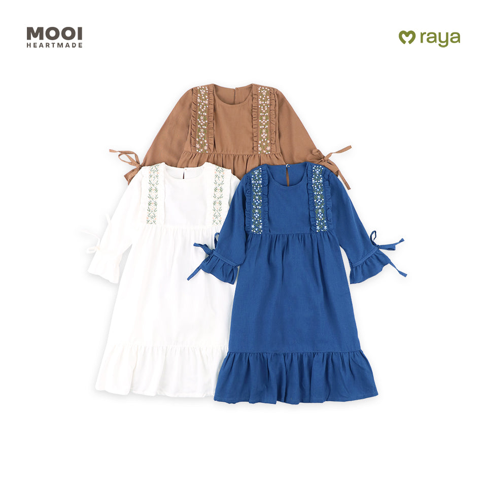 Mooi Dress Anak Gamis Anak Perempuan Raya Collection Maisha Gamis