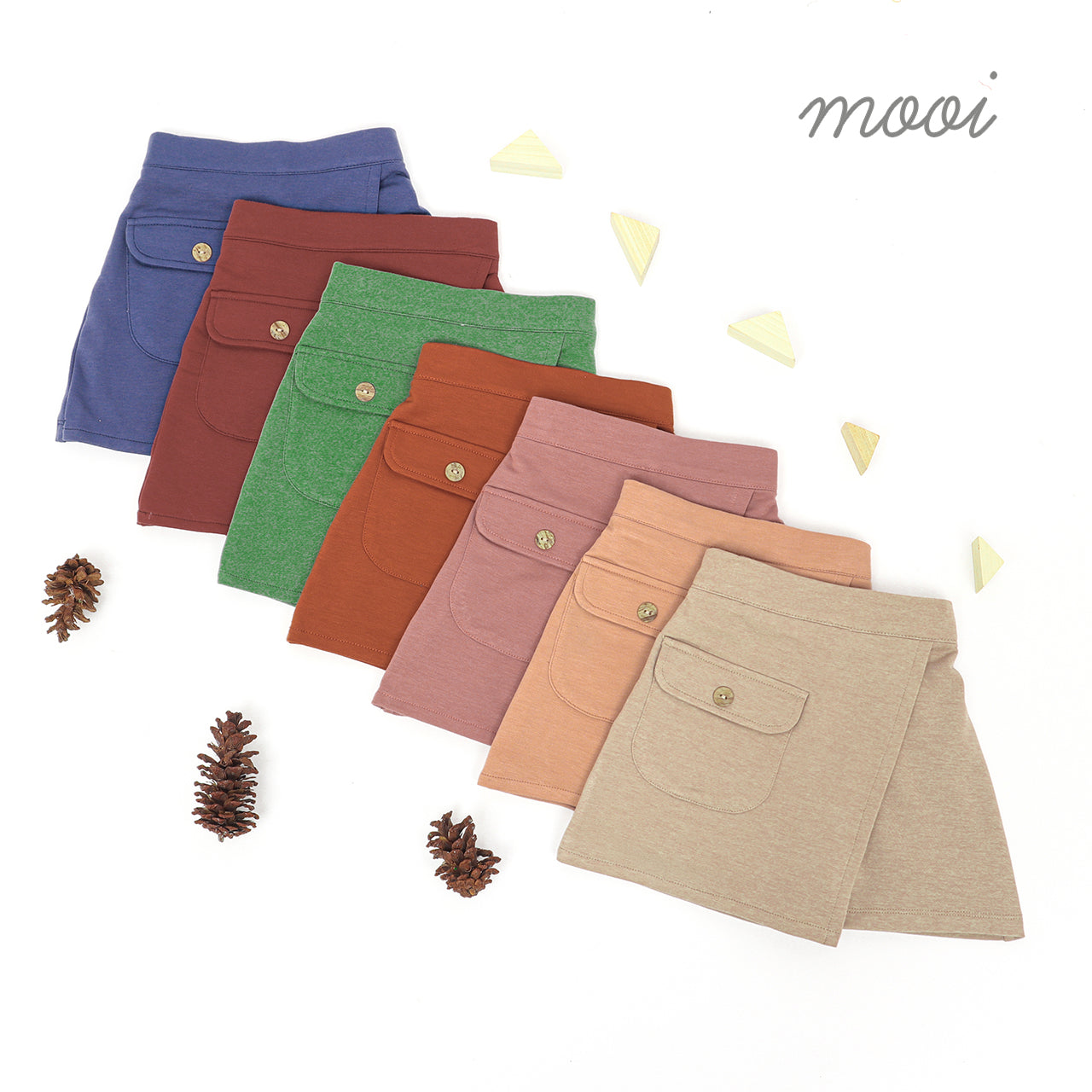 Mooi Rok Celana Skort Anak Perempuan Iva Skort Pants V.1