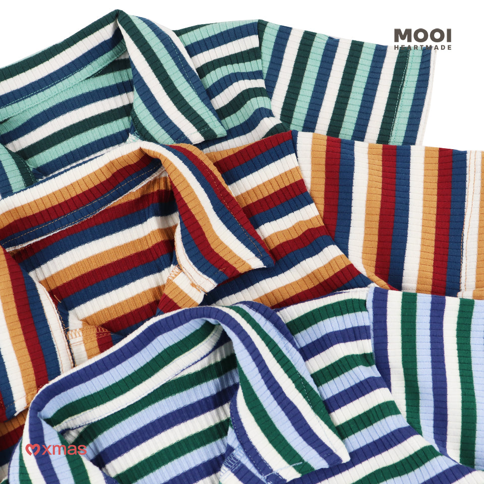 Mooi Kemeja Anak Laki - Laki Christmas Collection Gio Polo Shirt