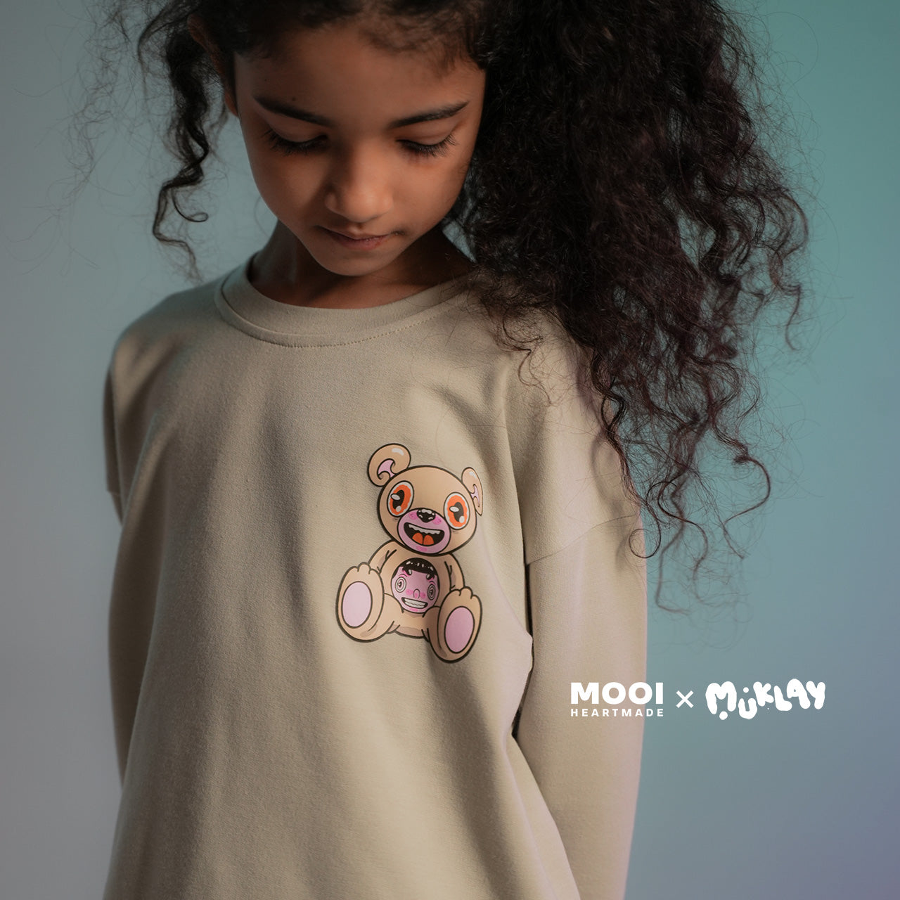 Mooi X Muklay Sweater Anak Unisex Sweater Basic Kids