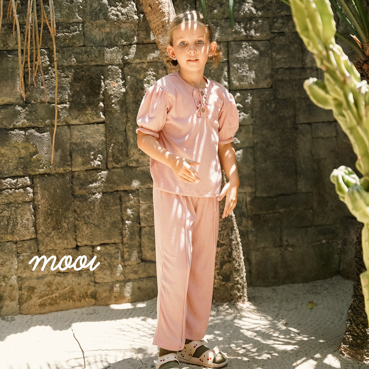 Mooi Celana Panjang Anak Perempuan Reika Rib Pants