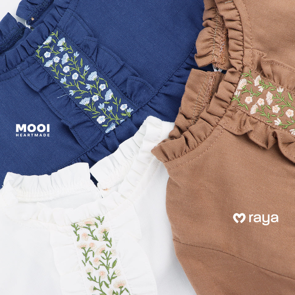 Mooi Setelan Anak Perempuan Raya Collection Mariyah Tunic Set