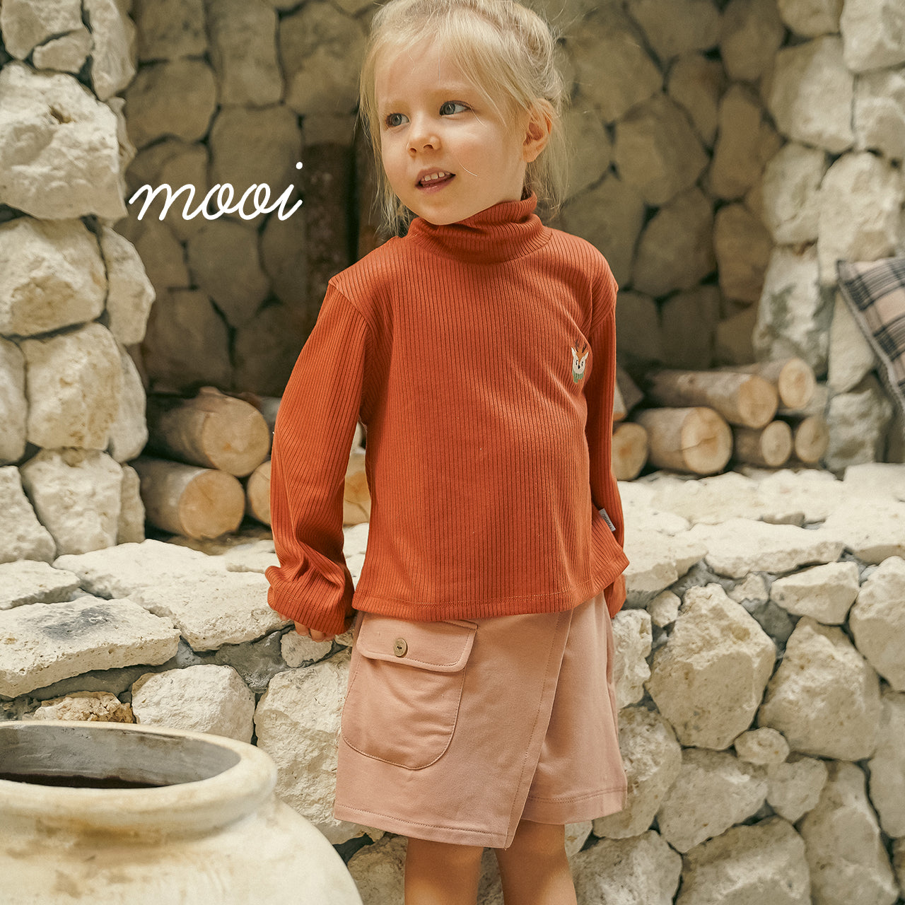 Mooi Rok Celana Skort Anak Perempuan Iva Skort Pants V.1