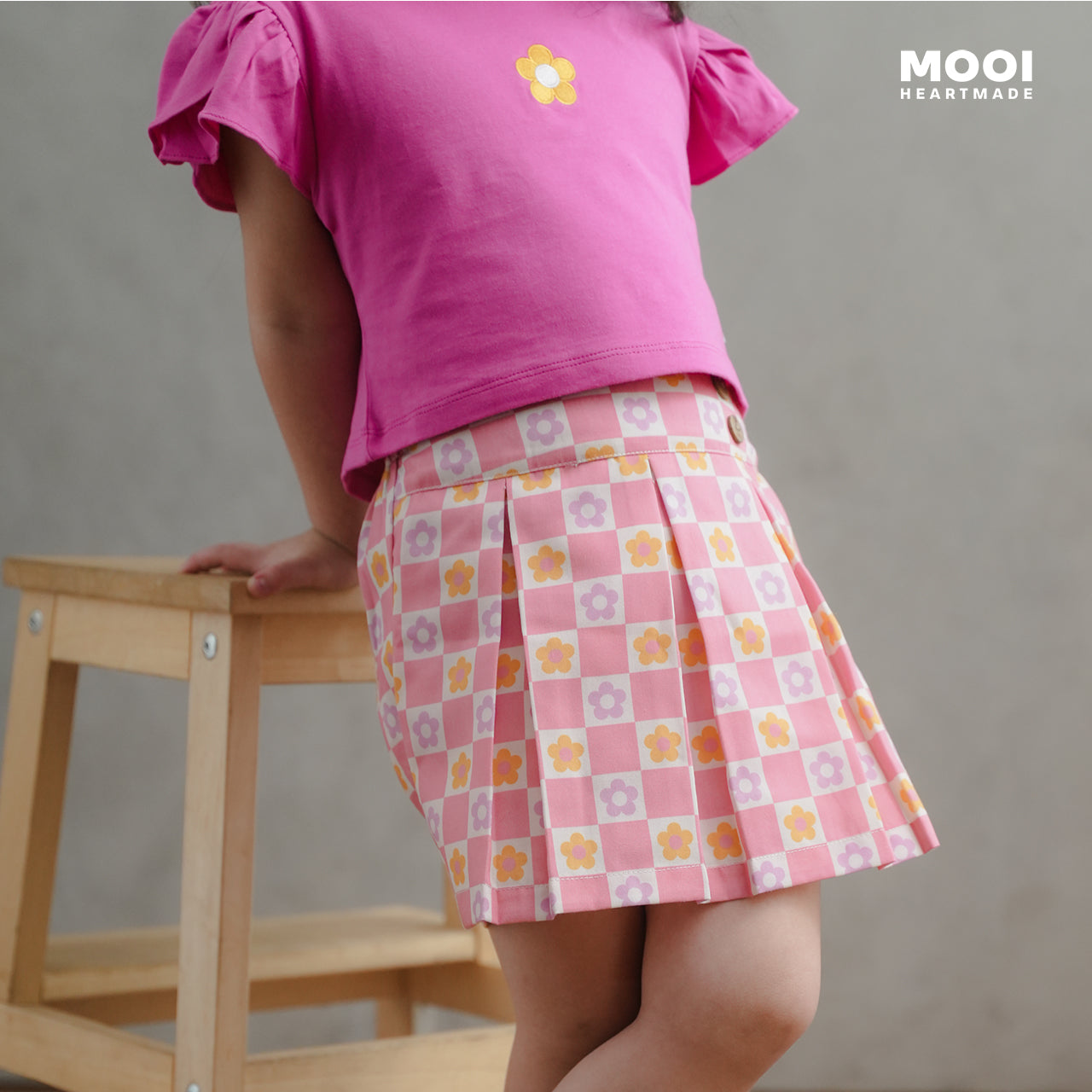 Mooi Setelan Anak Perempuan Ella Skort Set