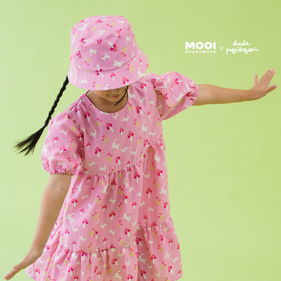 Mooi X Dinda Puspitasari Topi Anak Bucket Hat