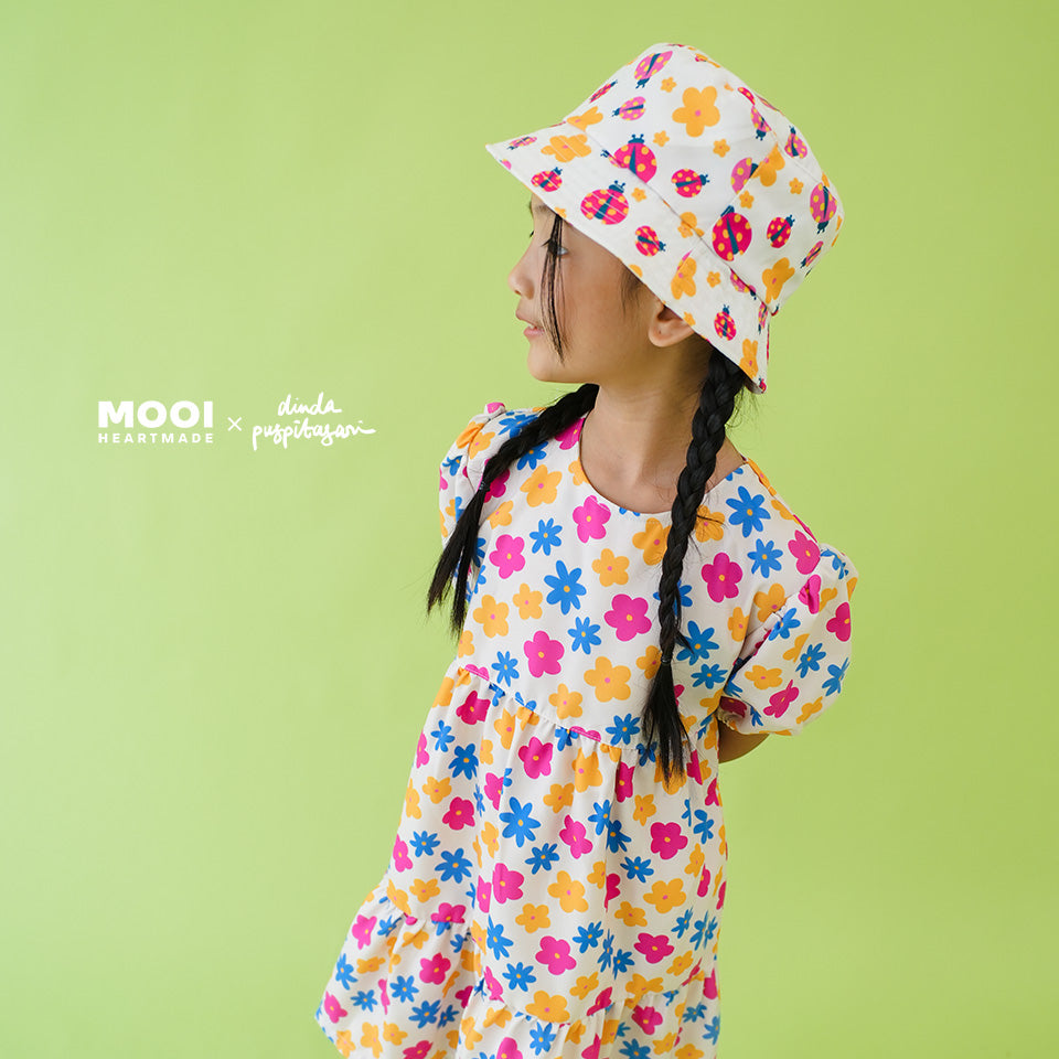 Mooi X Dinda Puspitasari Topi Anak Bucket Hat