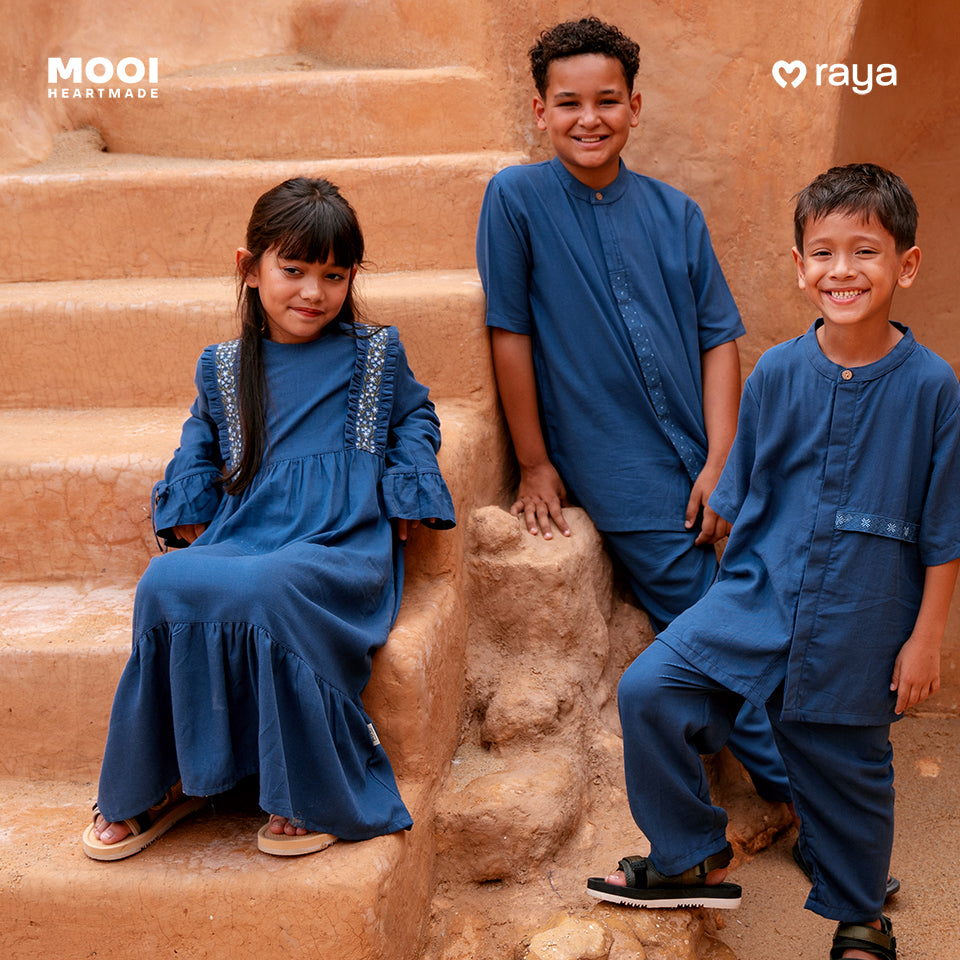 Mooi Dress Anak Gamis Anak Perempuan Raya Collection Maisha Gamis