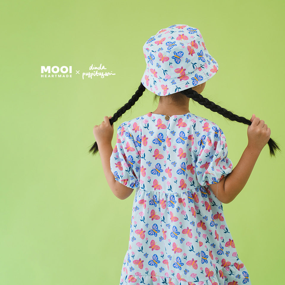 Mooi X Dinda Puspitasari Topi Anak Bucket Hat