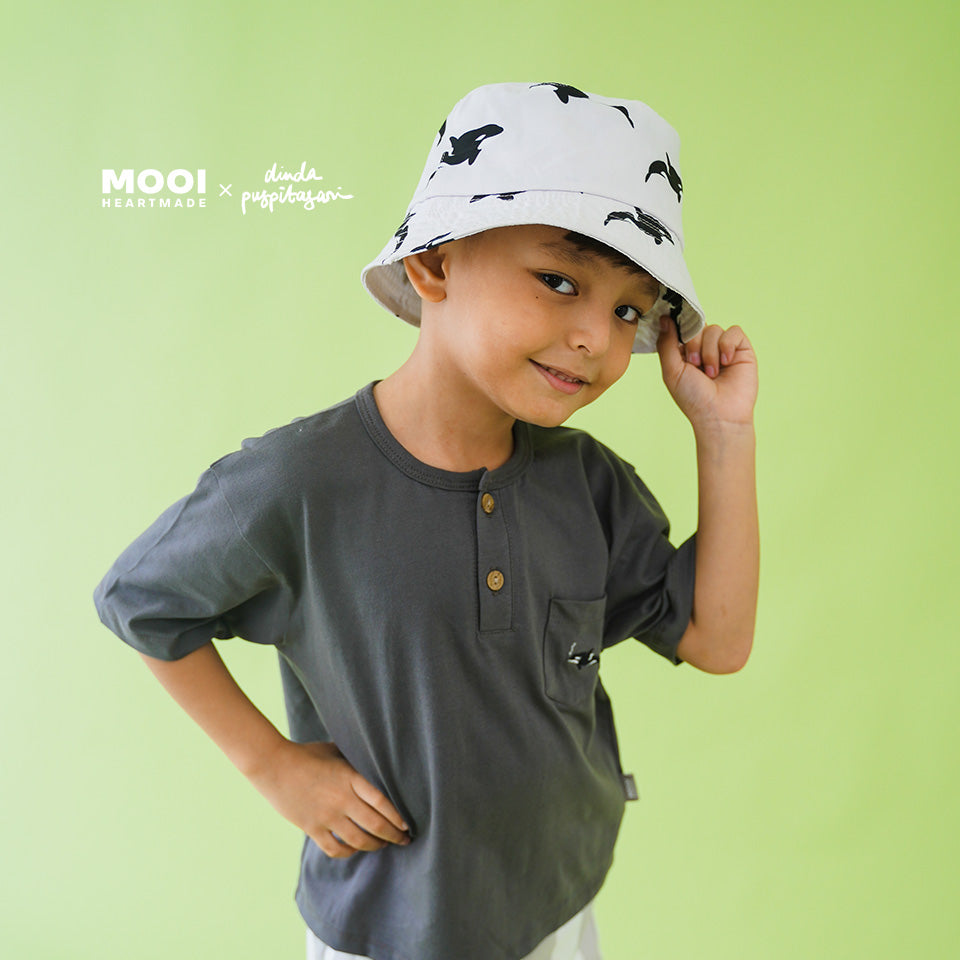 Mooi X Dinda Puspitasari Topi Anak Bucket Hat