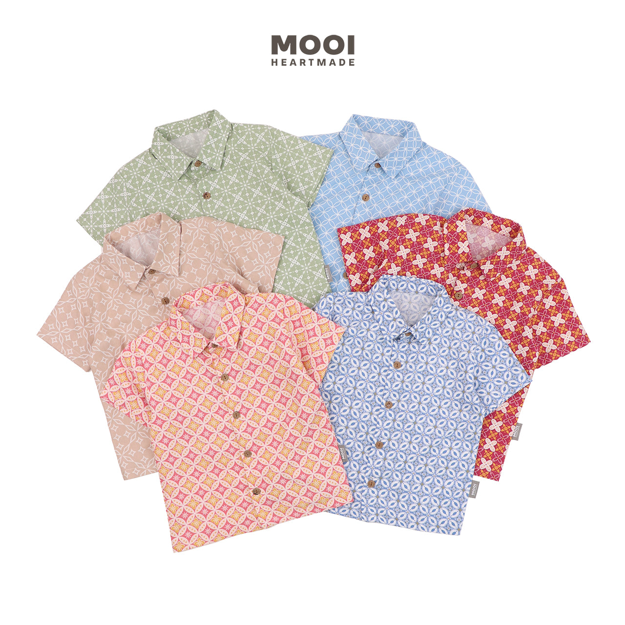 Mooi Atasan Batik Kemeja Anak Laki-Laki Mahagra Batik Shirt