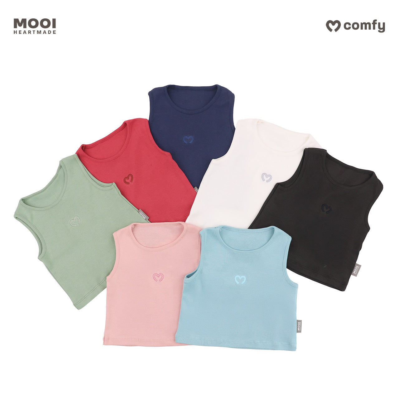 Mooi Atasan Anak Perempuan Comfy Sleeveless Top