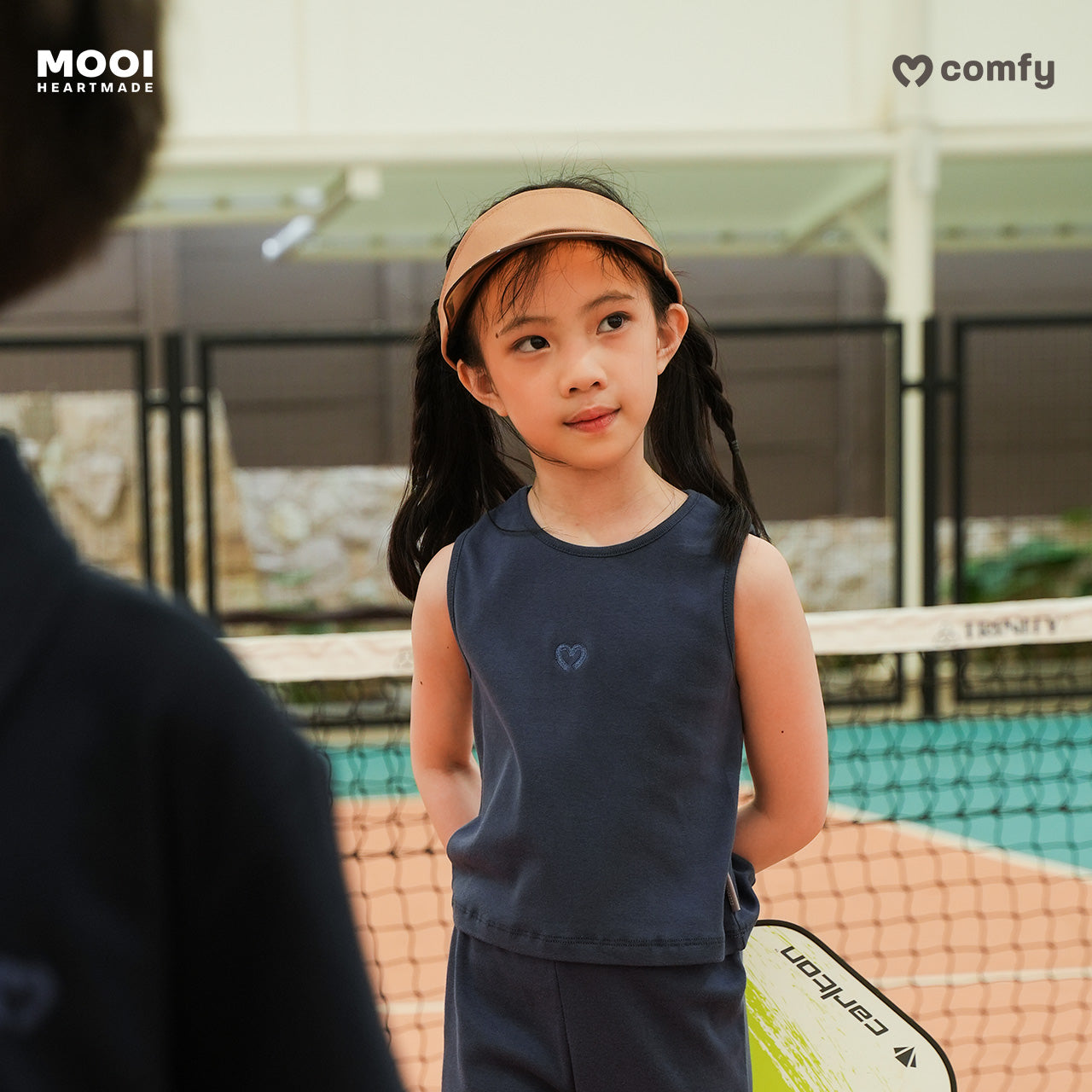 Mooi Atasan Anak Perempuan Comfy Sleeveless Top