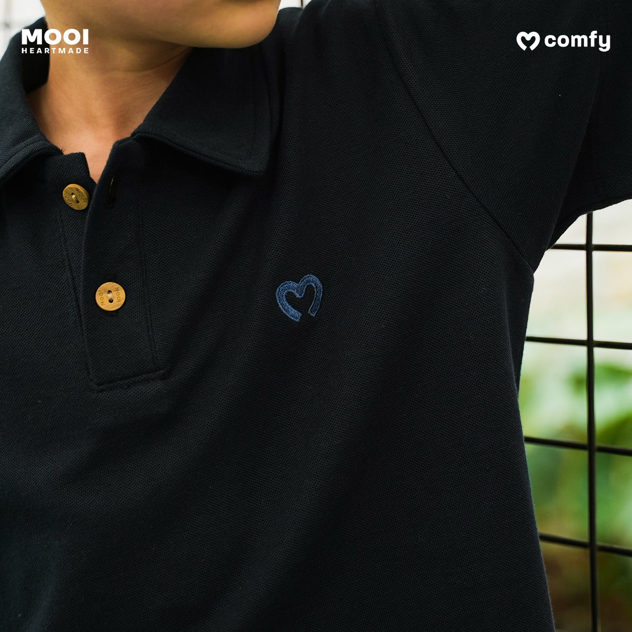 Mooi Kemeja Anak Laki-Laki Comfy Polo Basic