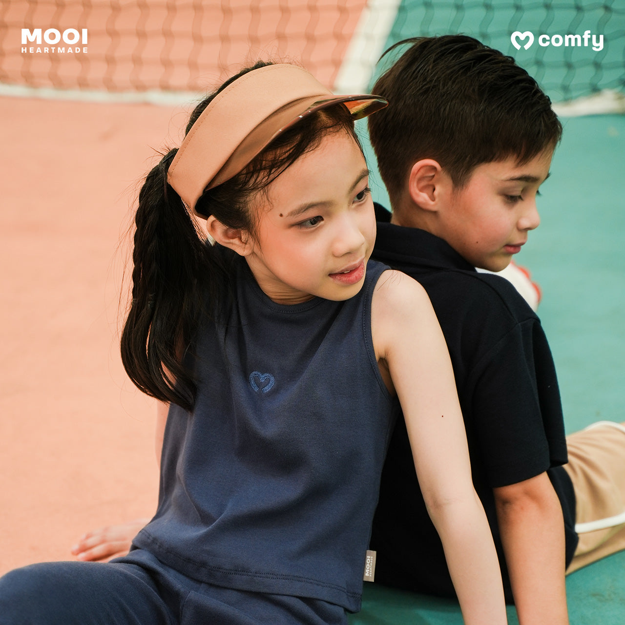 Mooi Atasan Anak Perempuan Comfy Sleeveless Top