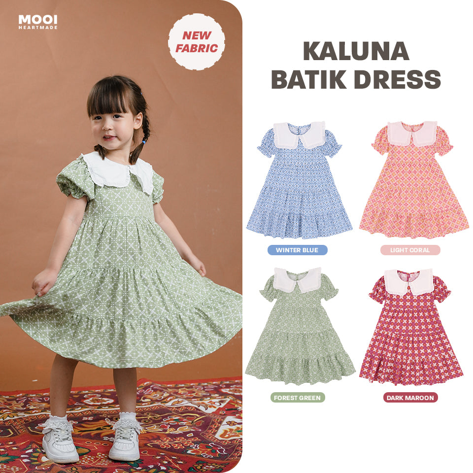 Mooi Dress Anak Perempuan Kaluna Batik Dress