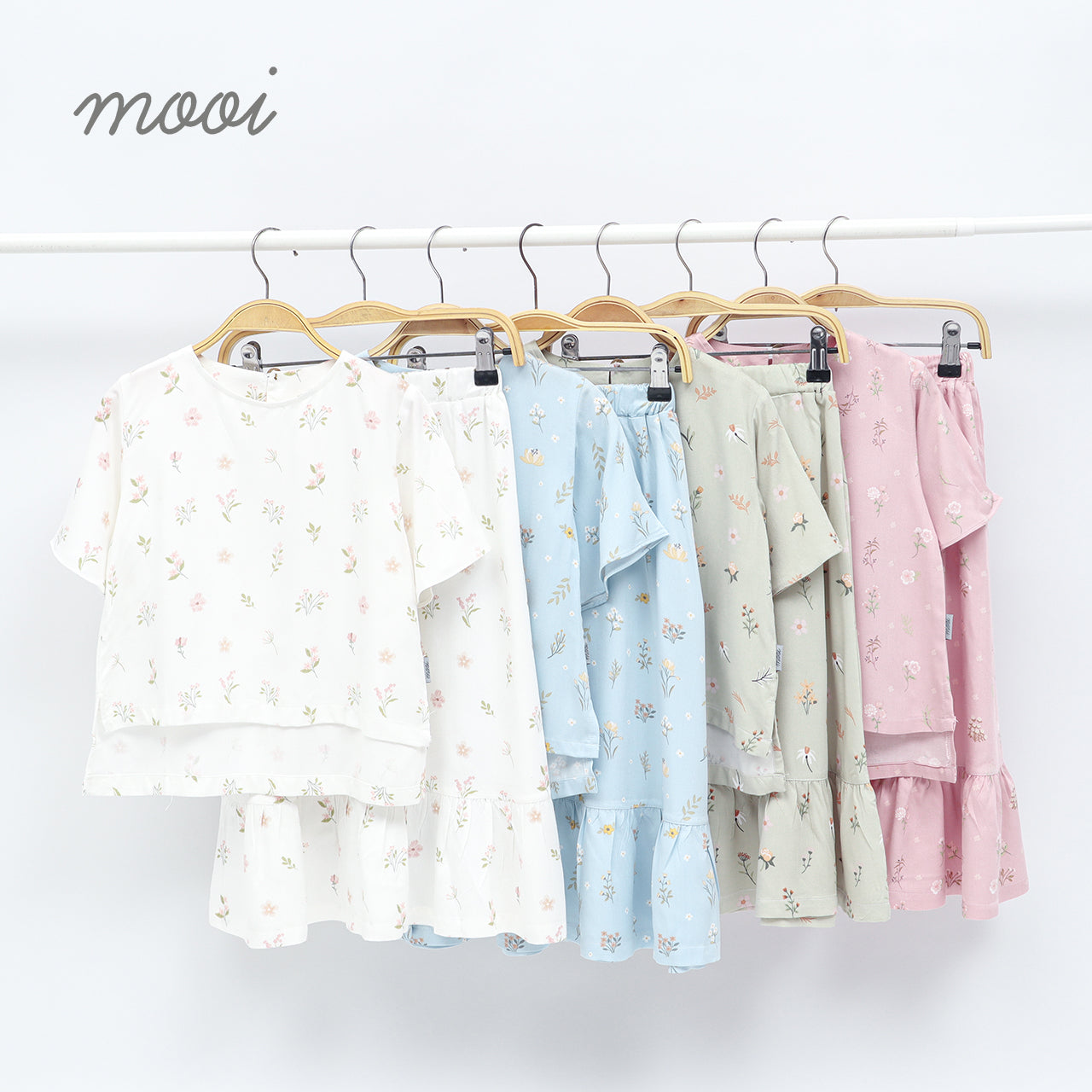 Mooi Setelan Anak Perempuan Rasha Tunik Set