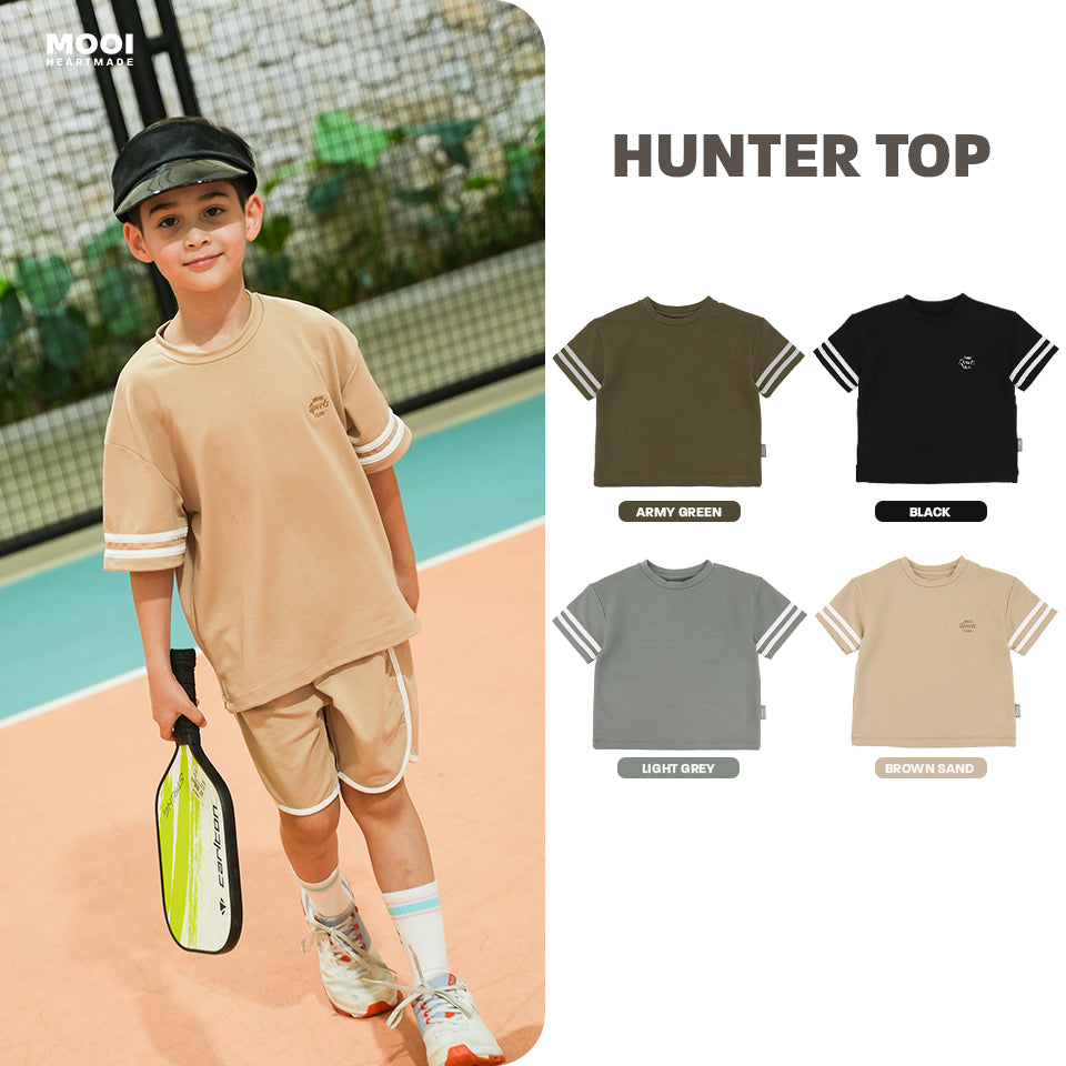 Mooi Kaos Anak Laki - Laki Hunter Top