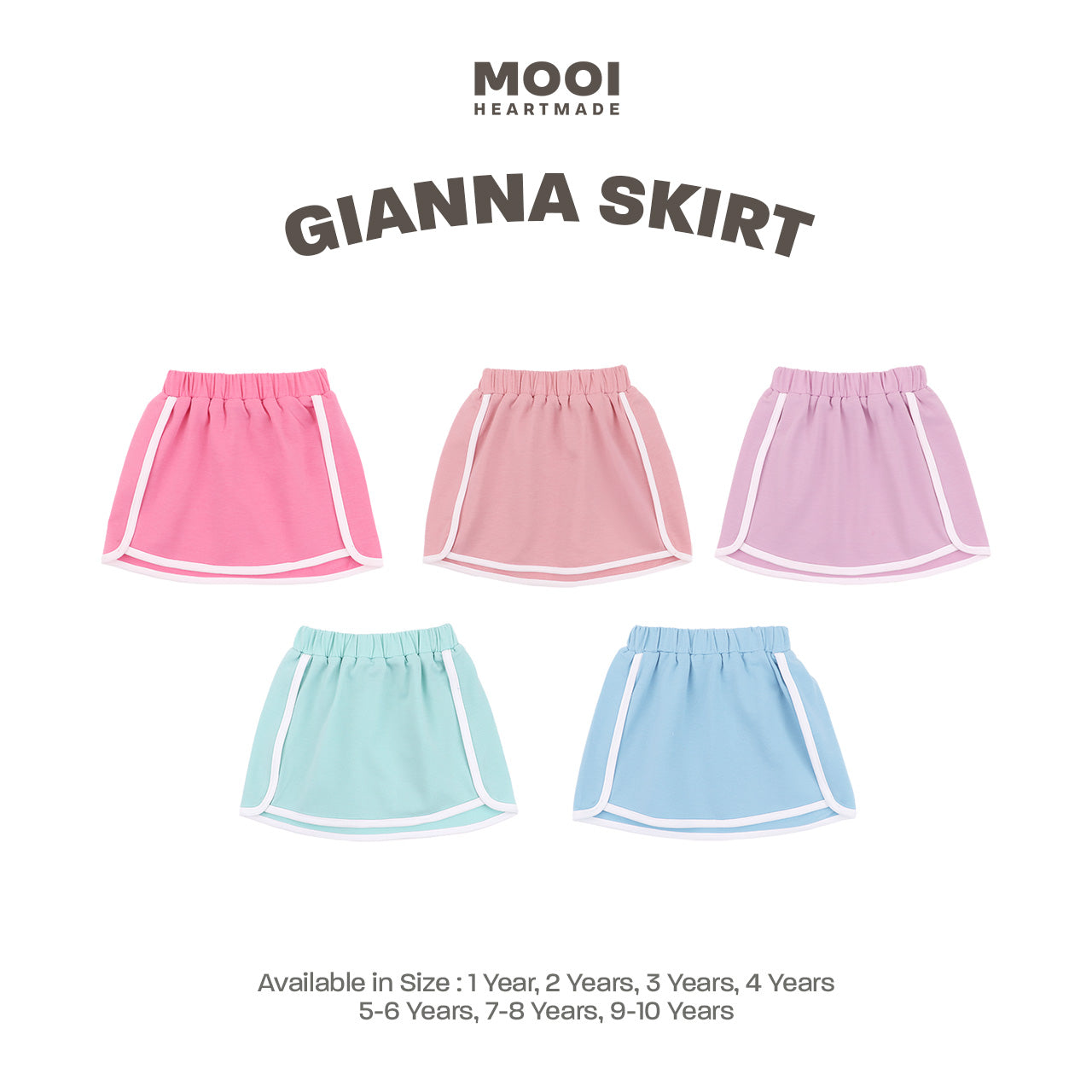 Mooi Rok Anak Perempuan Gianna Skirt