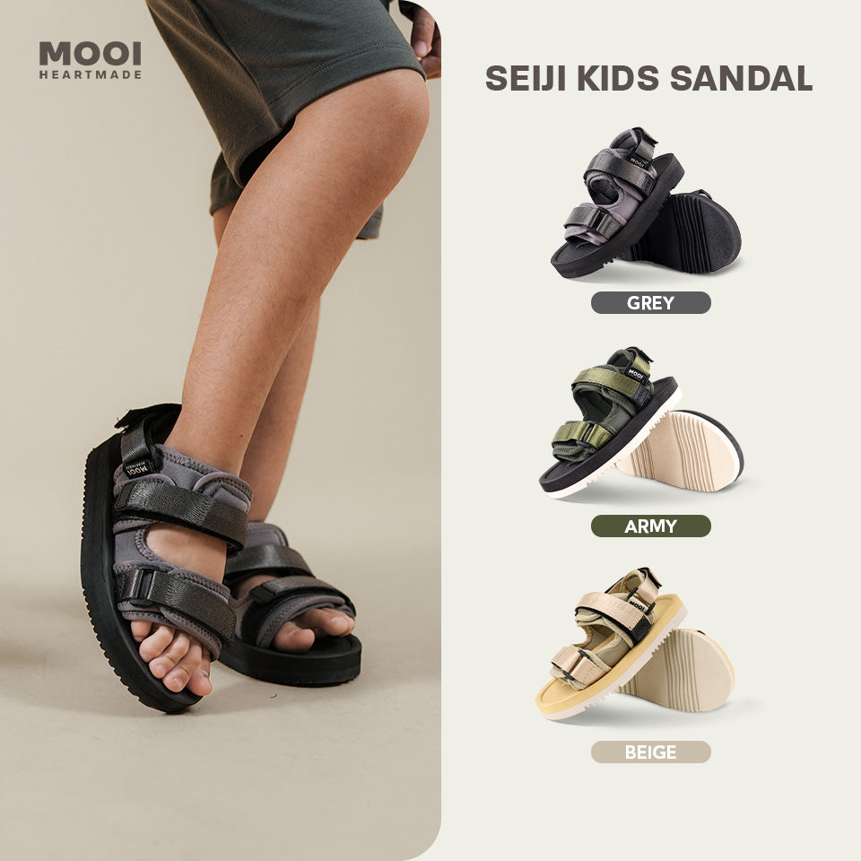 Mooi Sepatu Sandal Traveling Anak Seiji