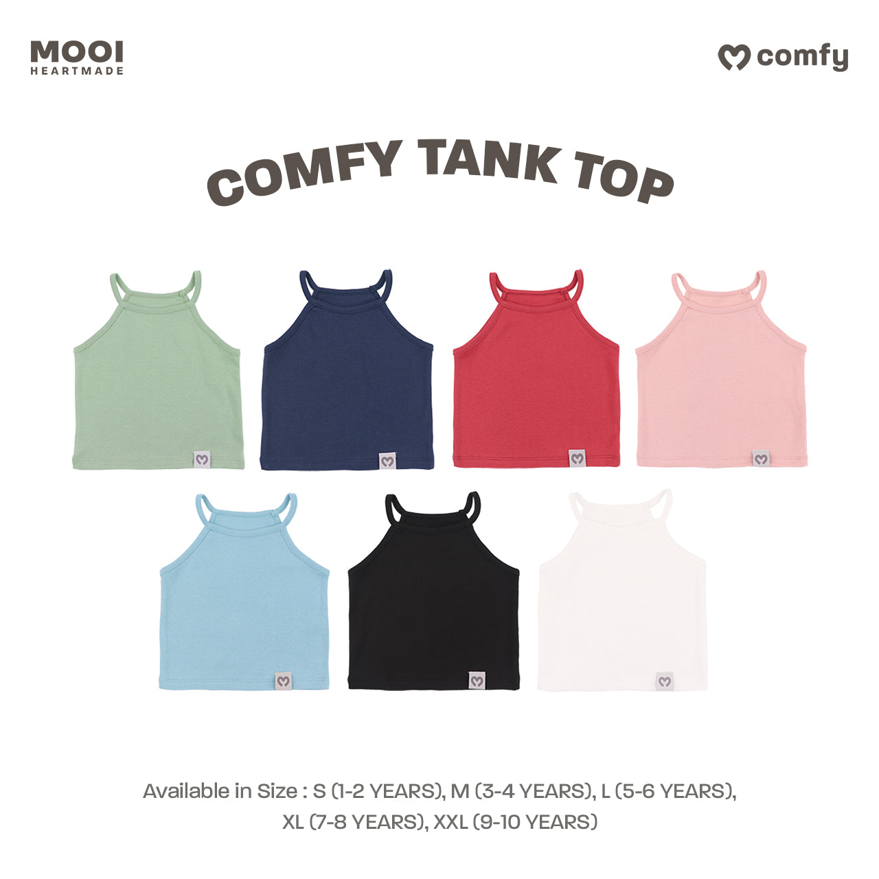 Mooi Atasan Anak Perempuan Comfy Tanktop