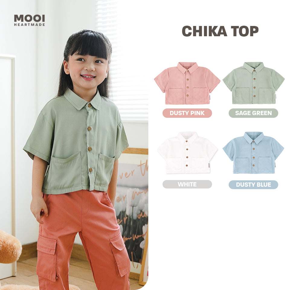 Mooi Atasan Anak Perempuan Chika Top