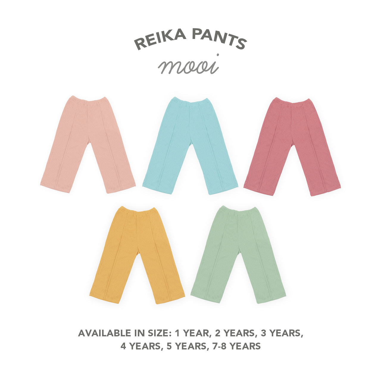 Mooi Celana Panjang Anak Perempuan Reika Rib Pants