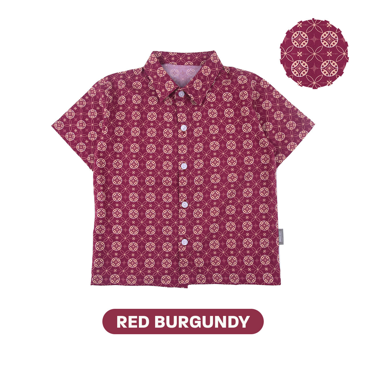 Mooi Atasan Batik Kemeja Anak Laki-Laki Mahagra Batik Shirt