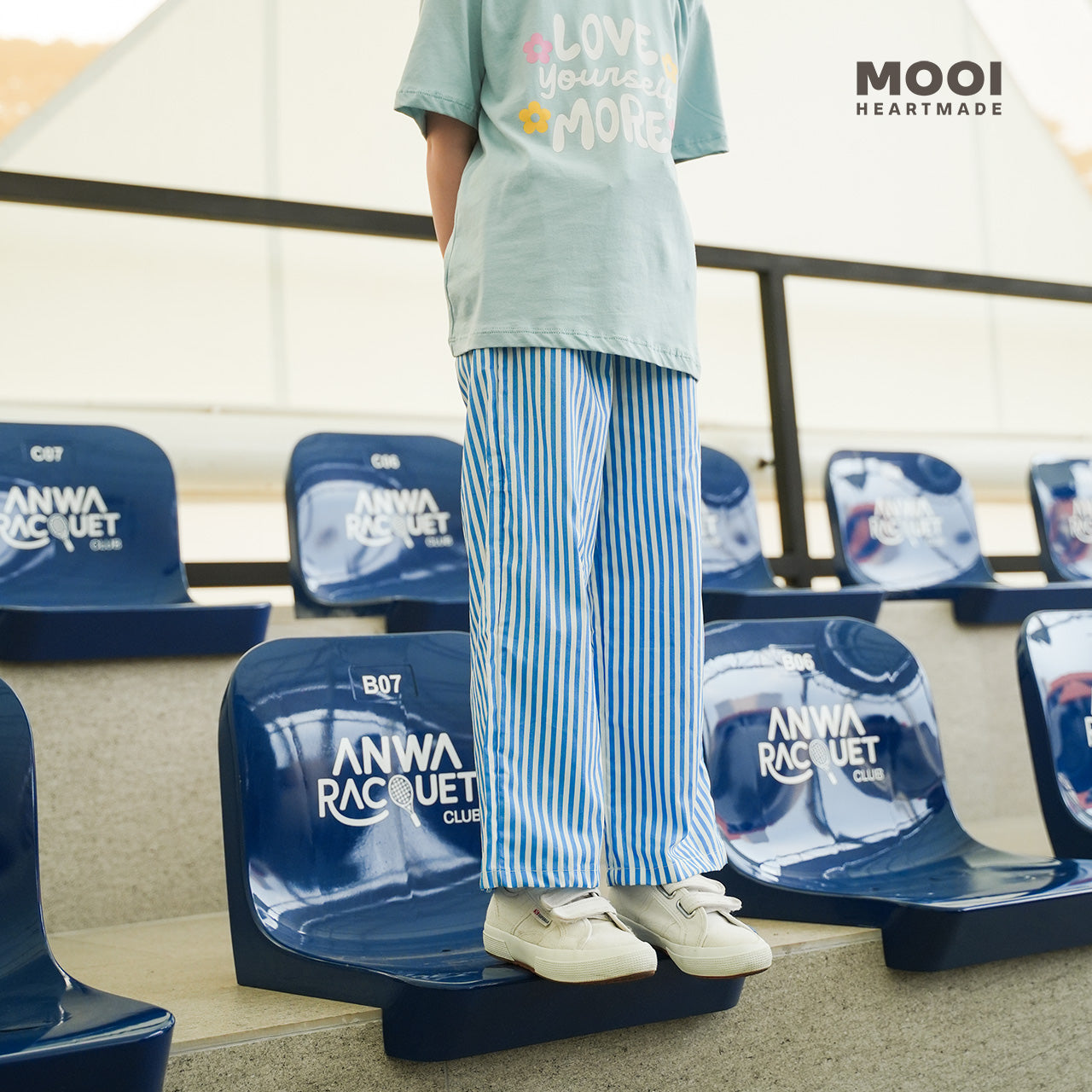 Mooi Celana Panjang Anak Perempuan Manda Striped Pants