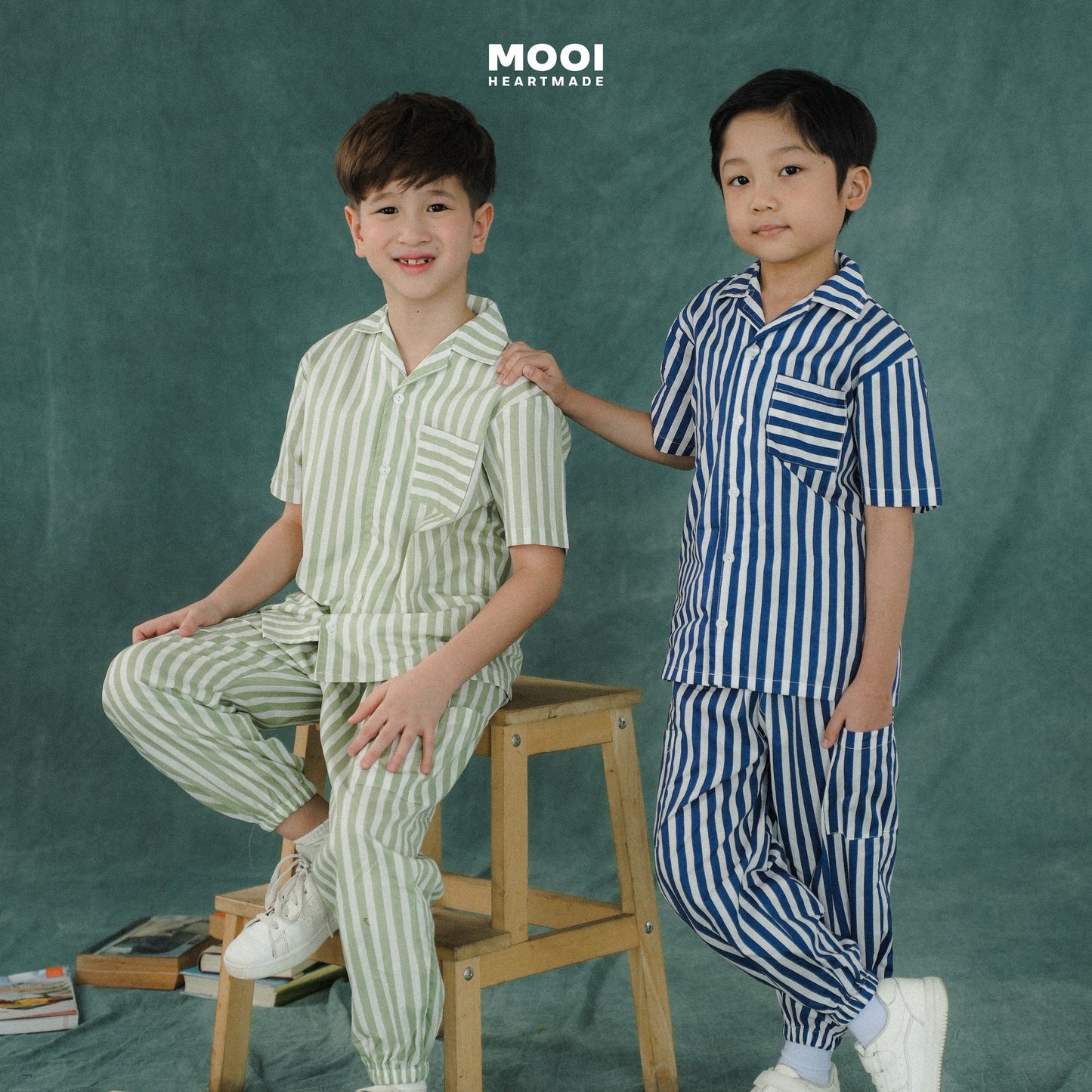 Mooi Celana Panjang Chinos Anak Seiju Striped Pants
