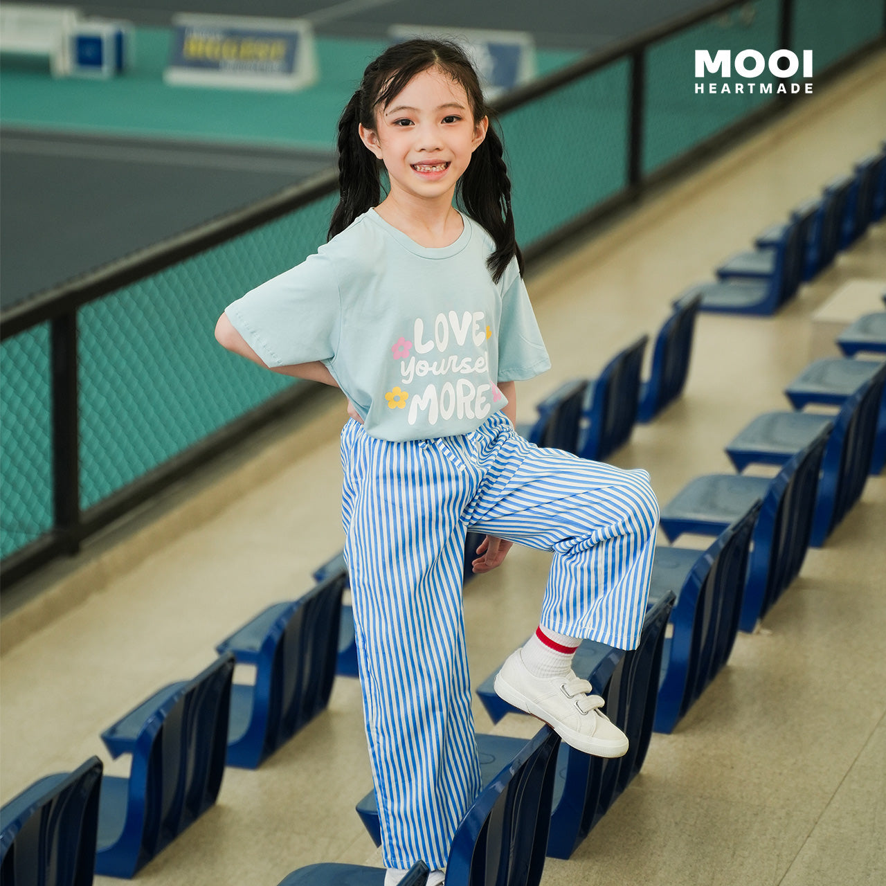 Mooi Celana Panjang Anak Perempuan Manda Striped Pants