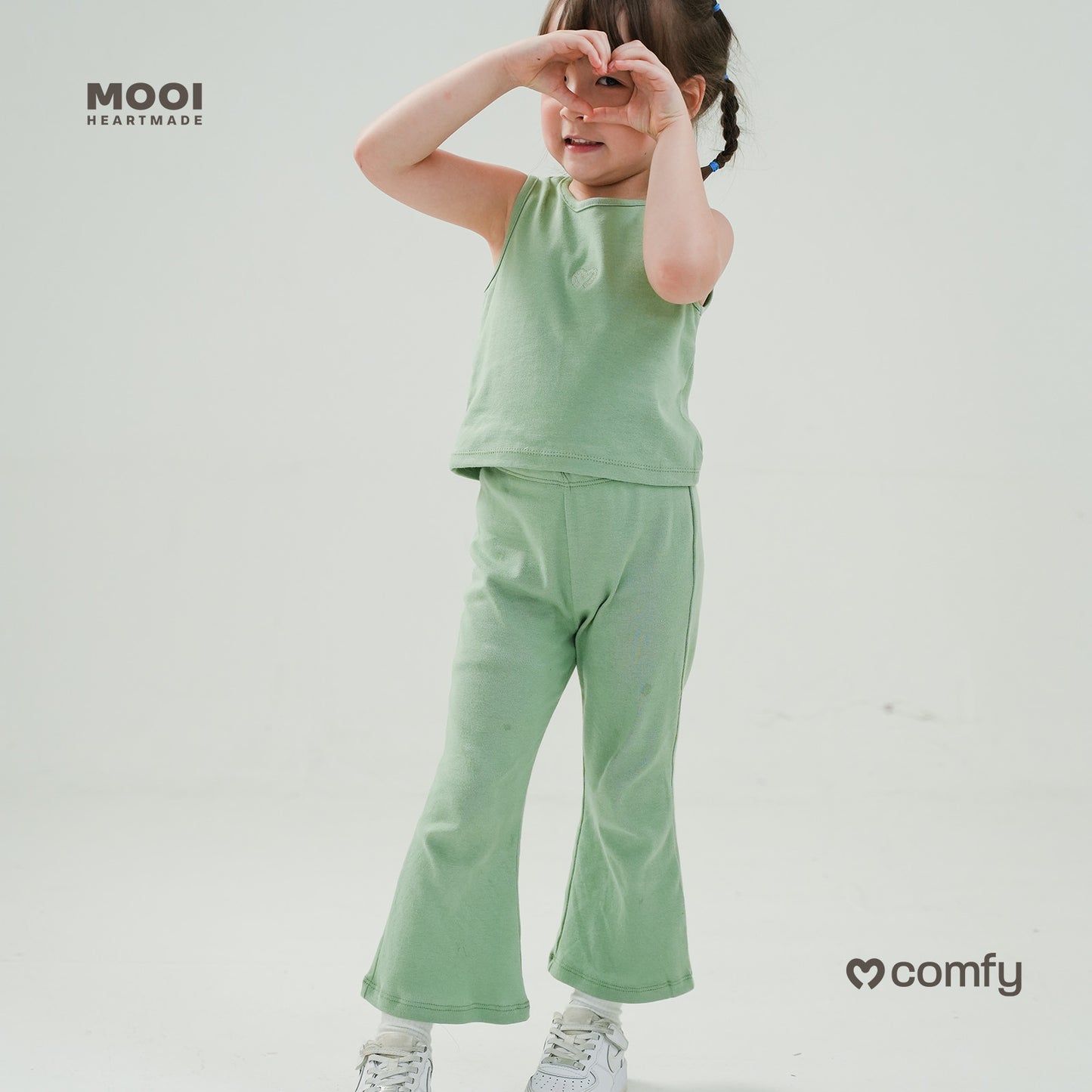 Mooi Celana Panjang Anak Perempuan Comfy Bootcut Legging