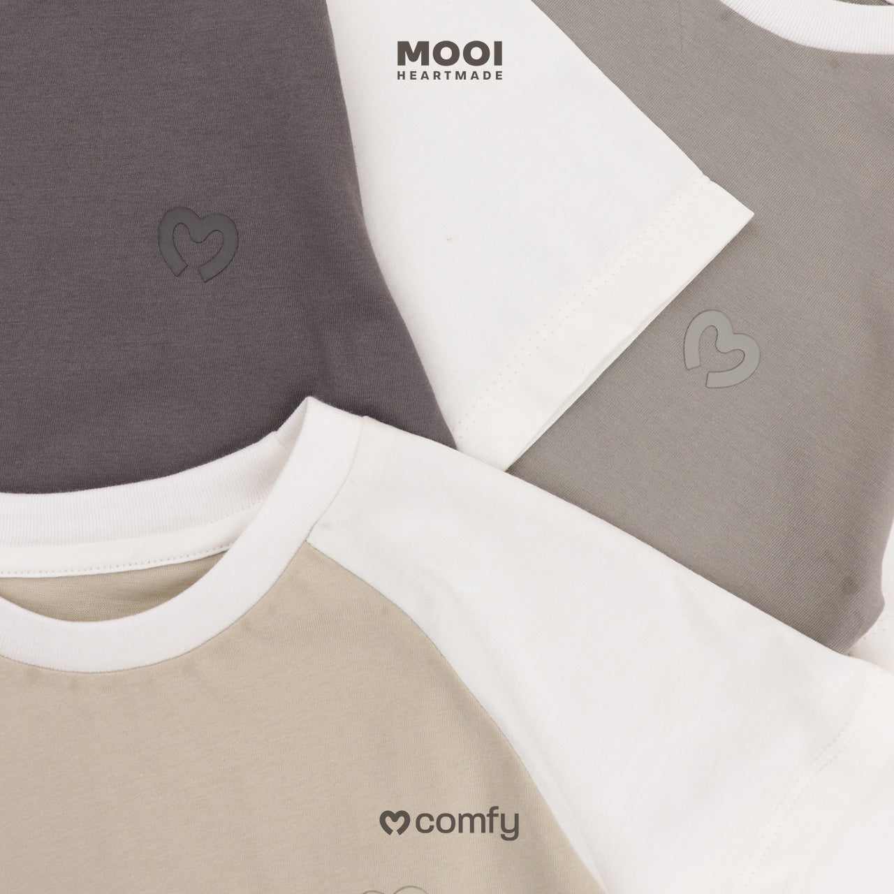 Mooi Kaos Anak Laki-Laki Comfy Reglan T-Shirt