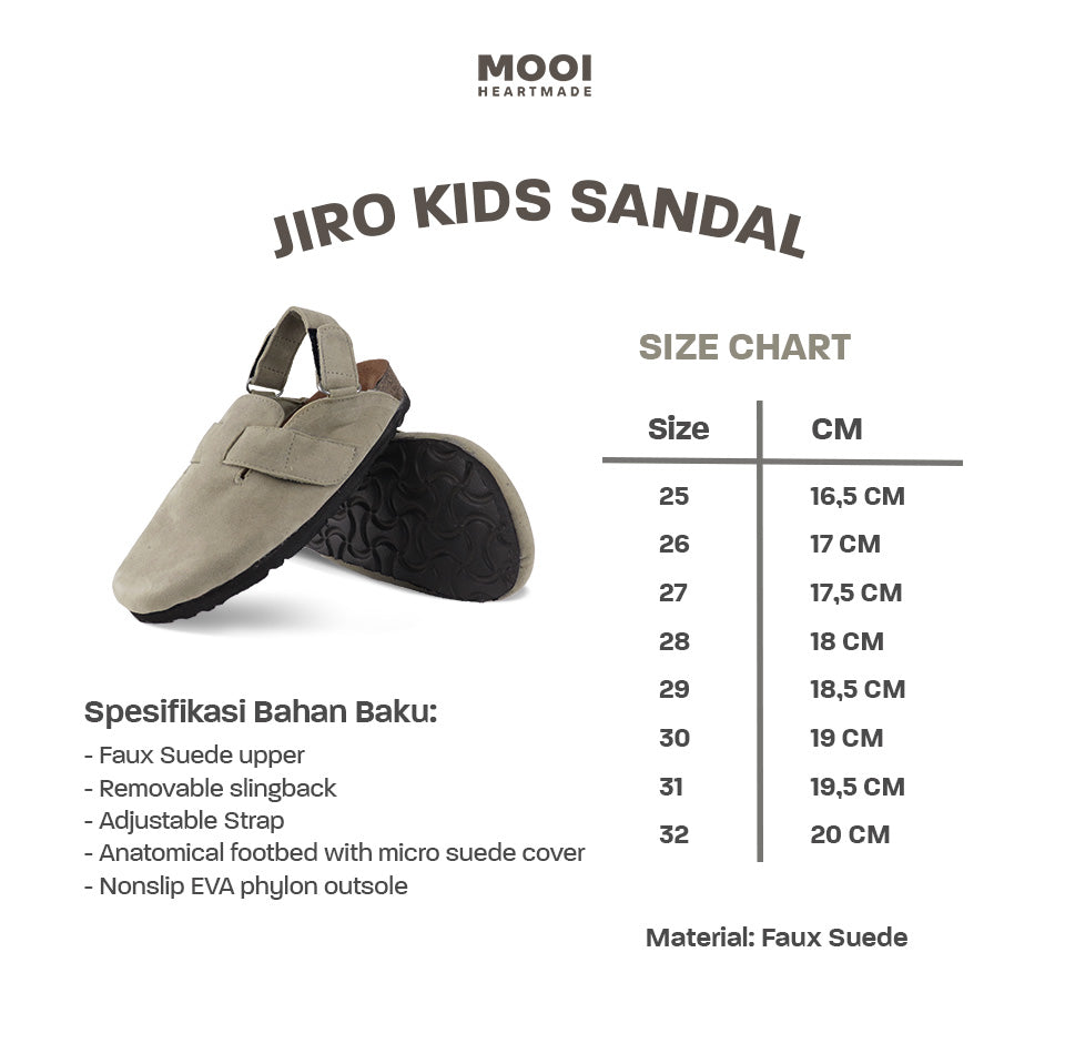 Mooi Sepatu Sandal Traveling Anak Jiro