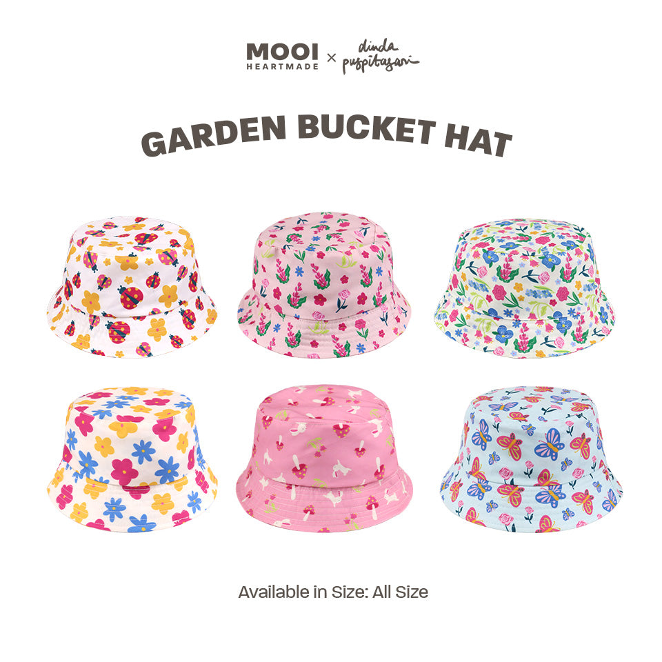 Mooi X Dinda Puspitasari Topi Anak Bucket Hat