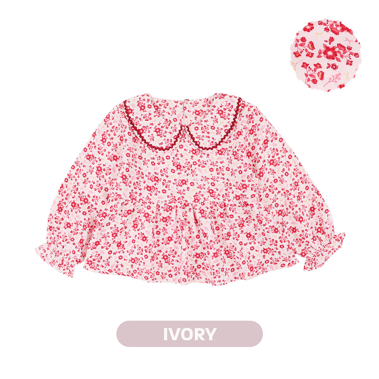 Mooi Atasan Anak Perempuan Christmas Collection Nancy Top