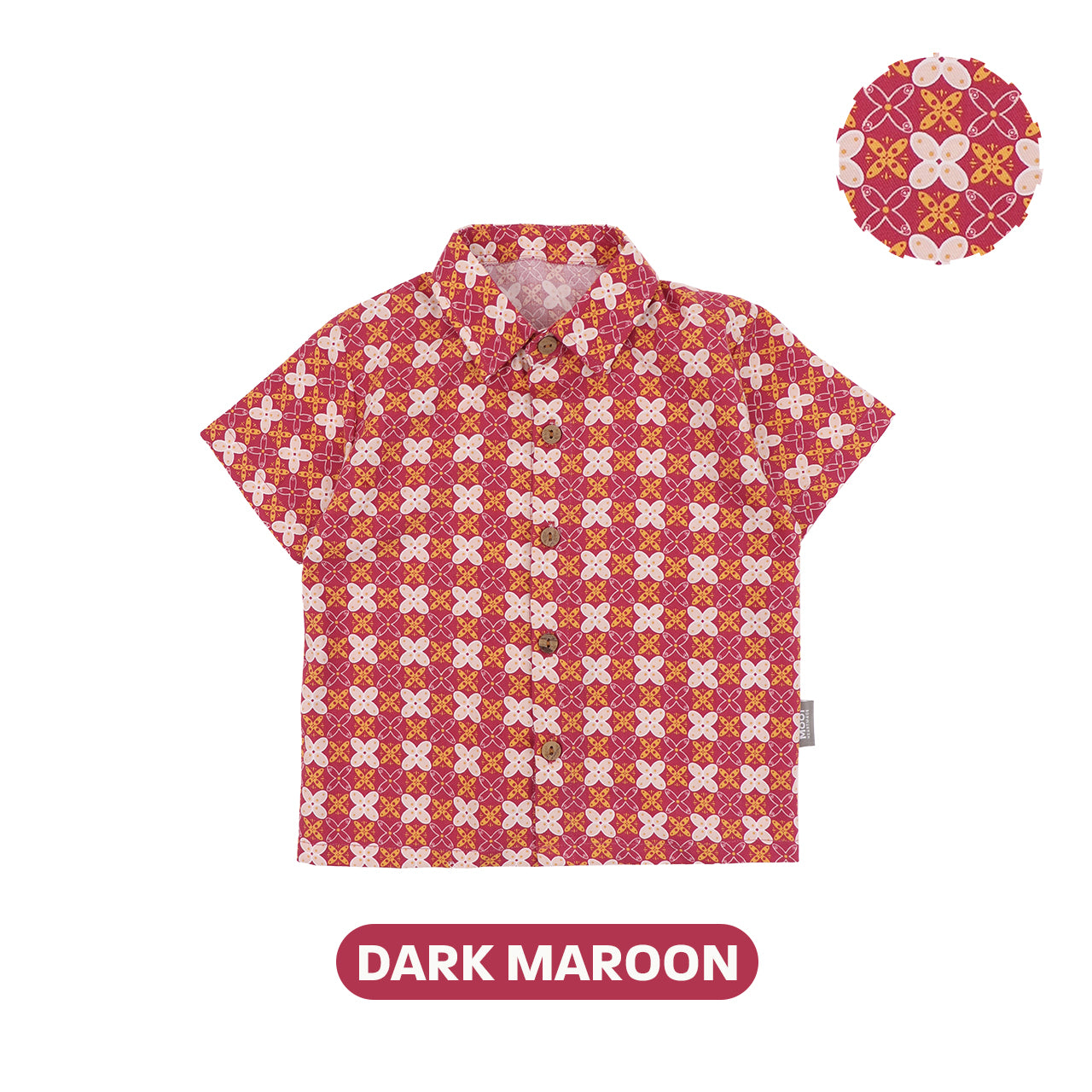 Mooi Atasan Batik Kemeja Anak Laki-Laki Mahagra Batik Shirt