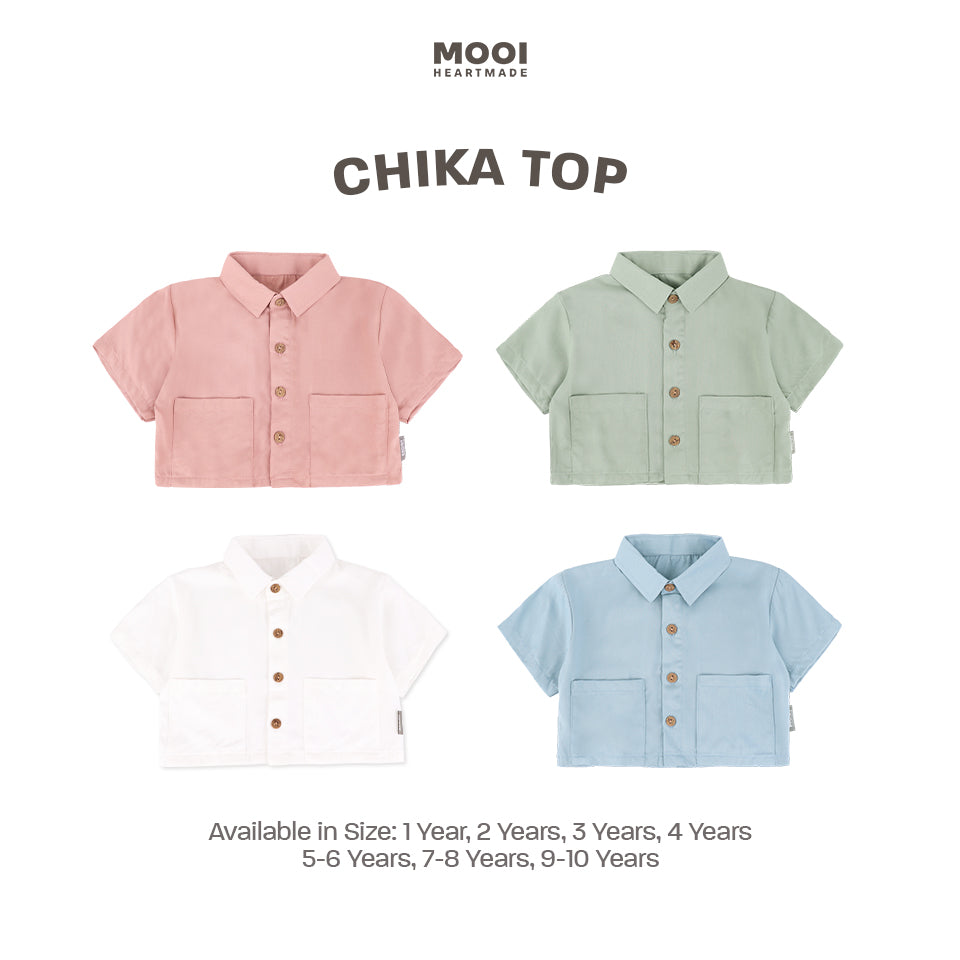 Mooi Atasan Anak Perempuan Chika Top