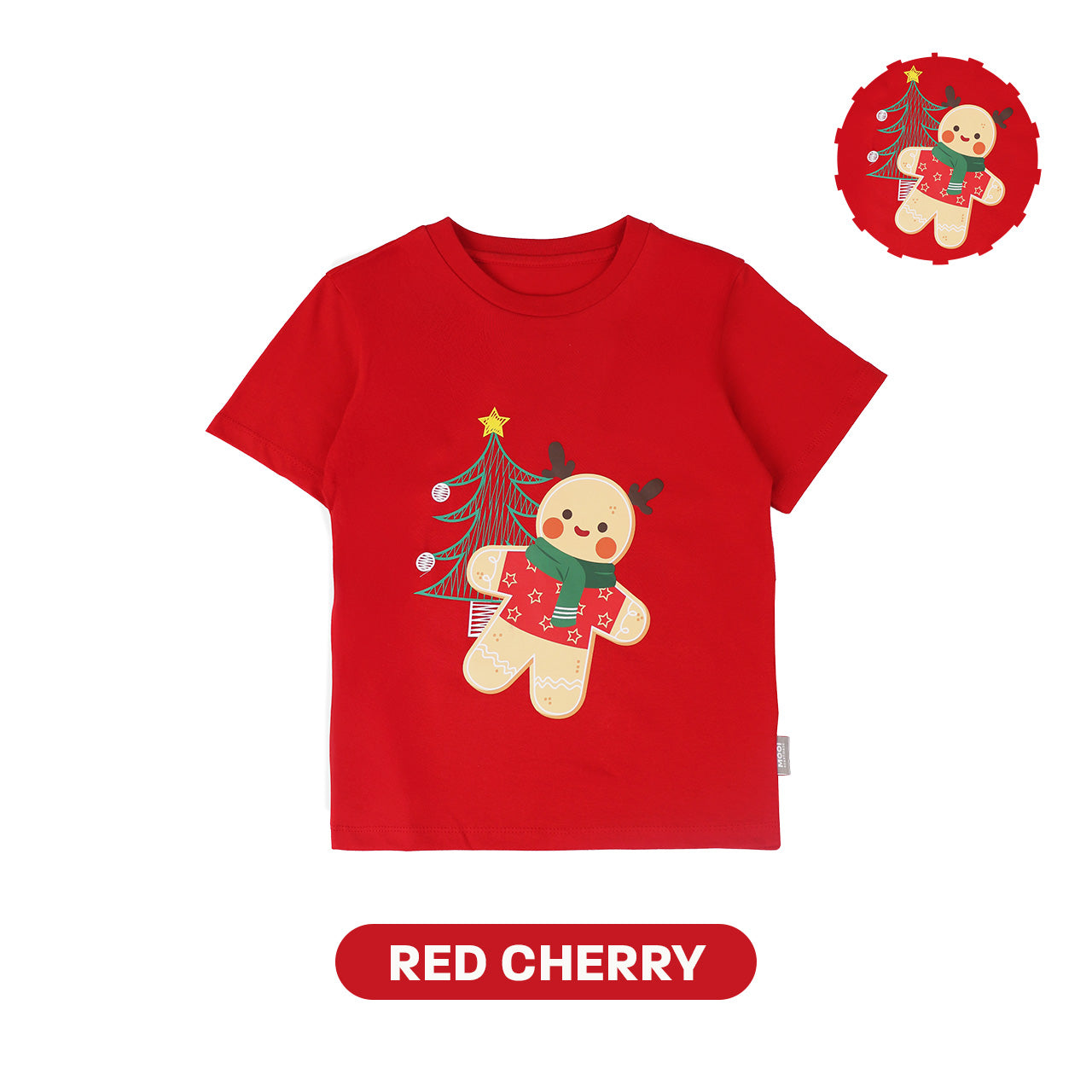 Mooi Kaos Anak Laki-Laki Christmas Collection Jolly Christmas Graphic Tee