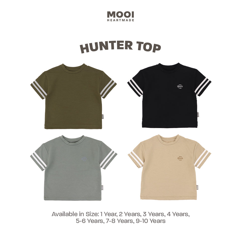 Mooi Kaos Anak Laki - Laki Hunter Top
