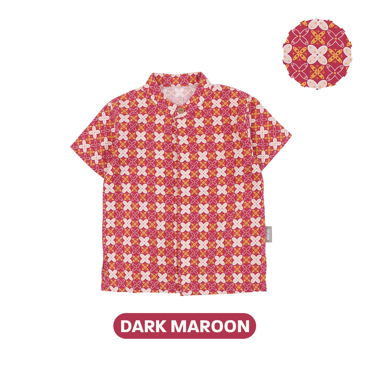 Mooi Atasan Batik Kemeja Anak Laki-Laki Zayyan Batik Shirt
