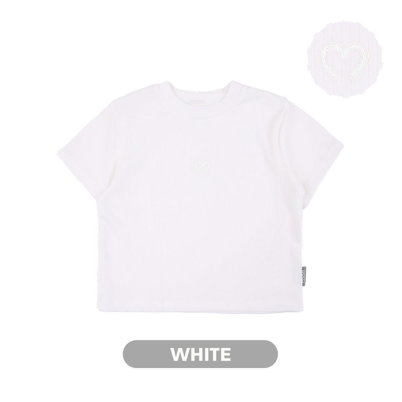 Mooi Atasan Anak Perempuan Comfy Rib Basic Top