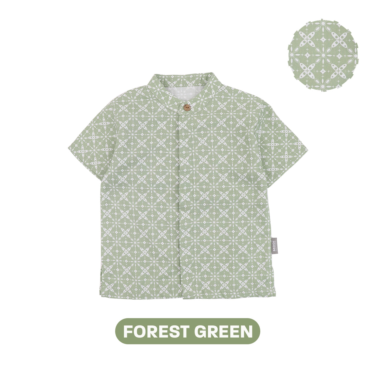 Mooi Atasan Batik Kemeja Anak Laki-Laki Zayyan Batik Shirt