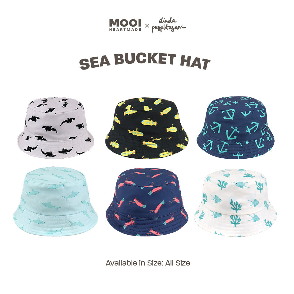 Mooi X Dinda Puspitasari Topi Anak Bucket Hat