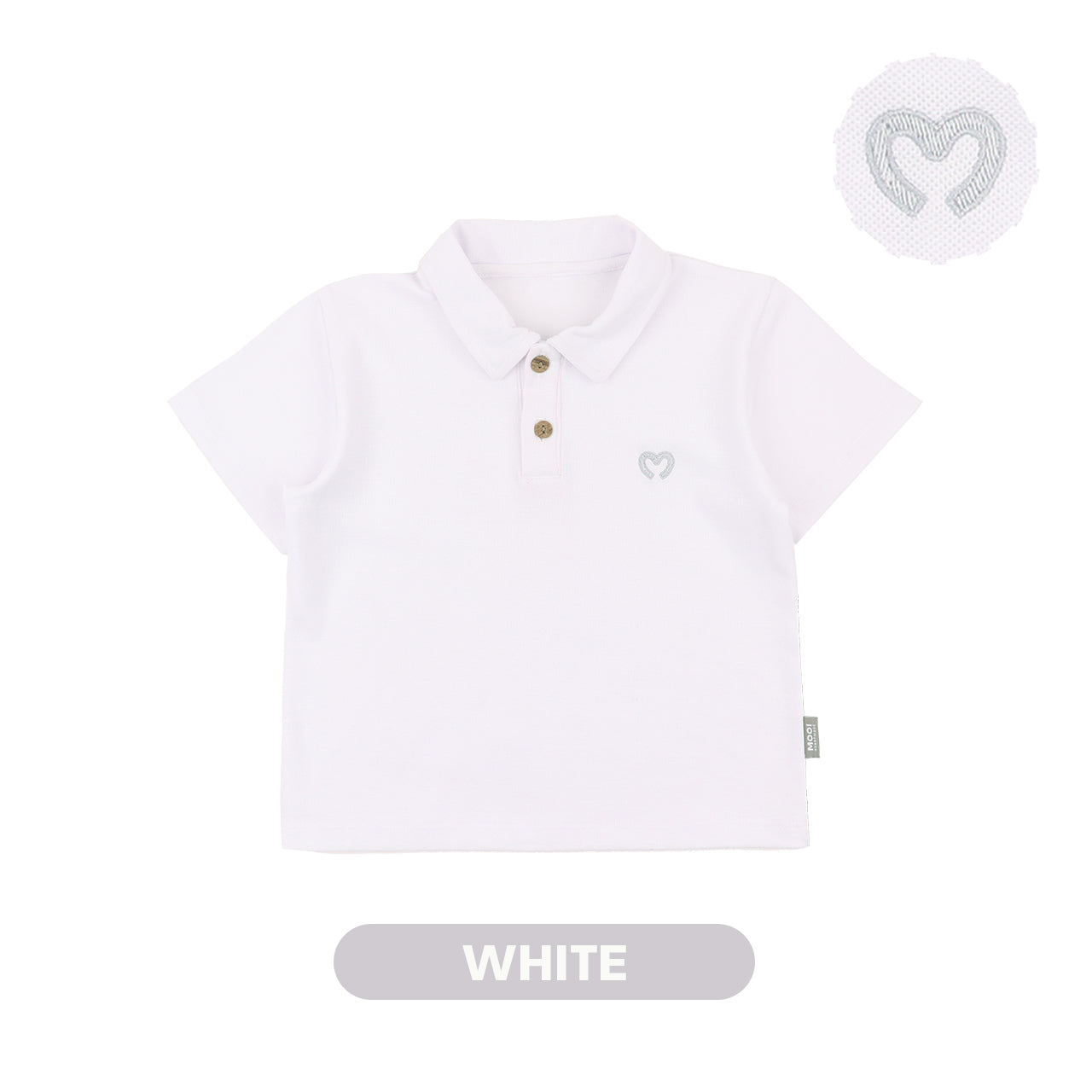 Mooi Kemeja Anak Laki-Laki Comfy Polo Basic