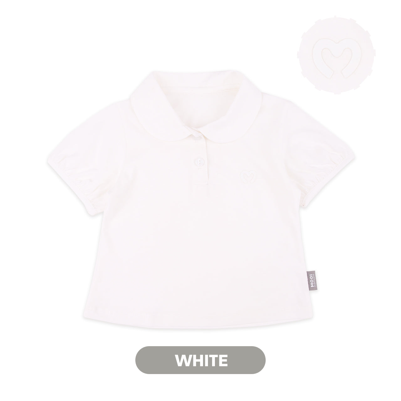 Mooi Atasan Anak Perempuan Comfy Girls Cotton Polo Top