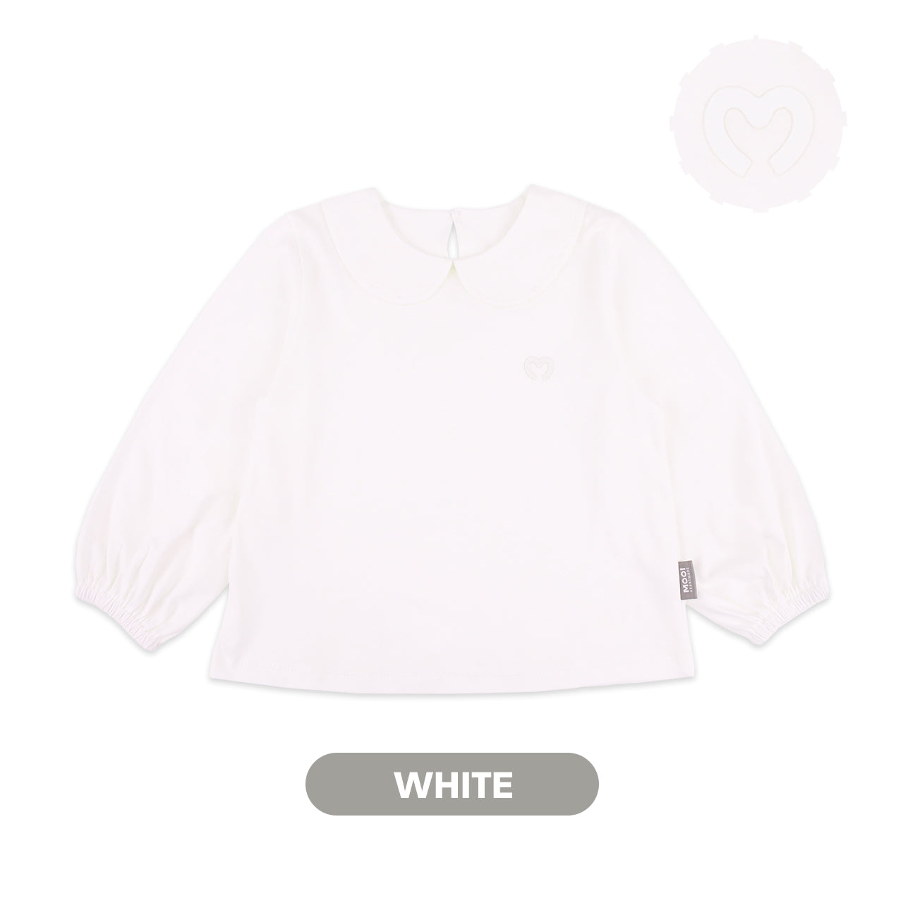 Mooi Atasan Anak Perempuan Comfy Girls Long Sleeve Collar