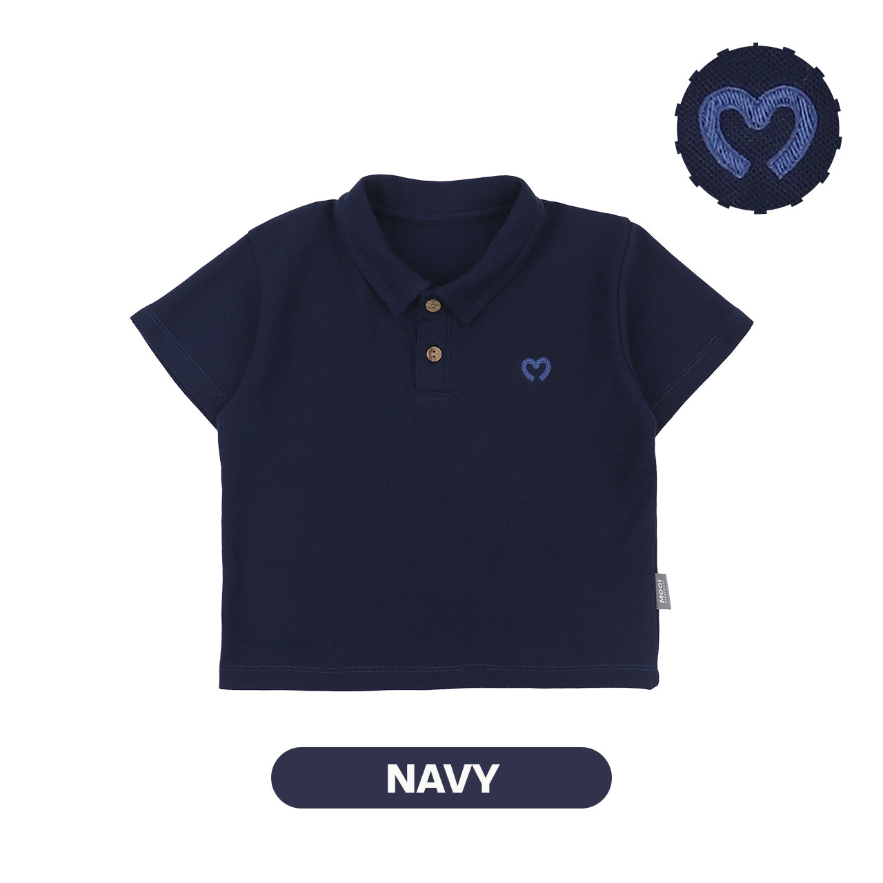Mooi Kemeja Anak Laki-Laki Comfy Polo Basic