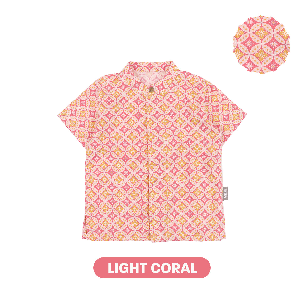 Mooi Atasan Batik Kemeja Anak Laki-Laki Zayyan Batik Shirt