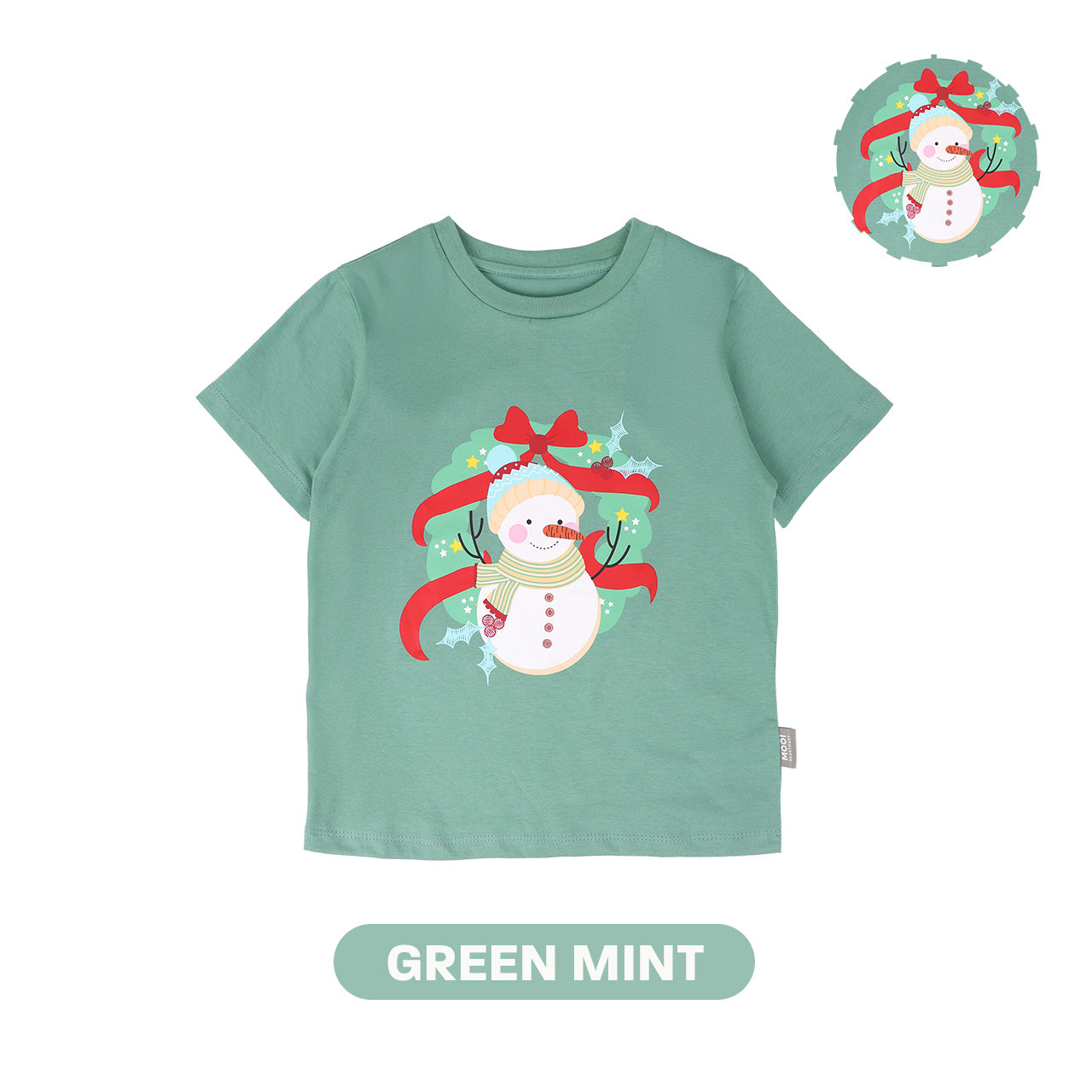 Mooi Kaos Anak Laki-Laki Christmas Collection Jolly Christmas Graphic Tee